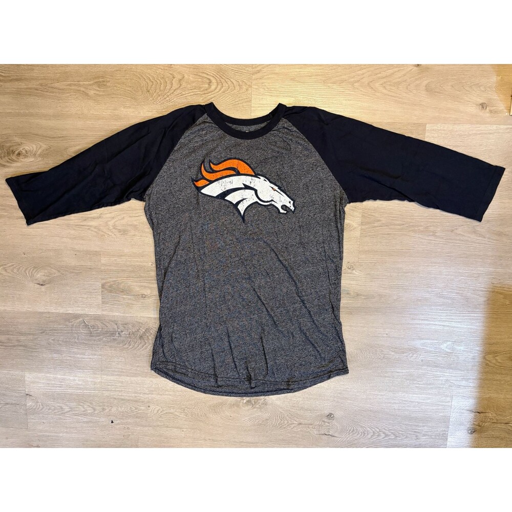 Men's Majestic Russell Wilson Navy Denver Broncos Name and Number Team Colorway